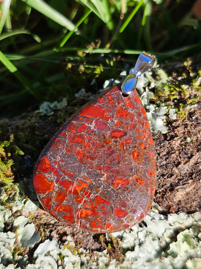 Pendentif en os de dinosaure n°2