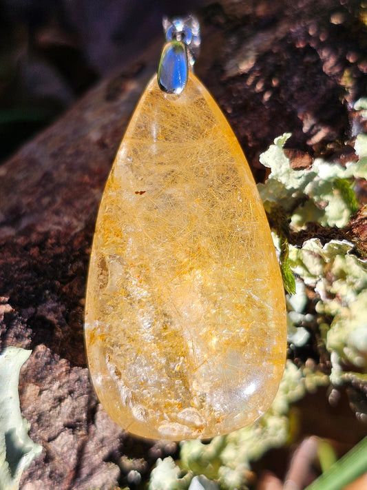 Pendentif en Quartz Rutile n°1