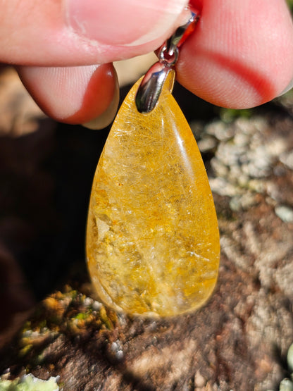 Pendentif en Quartz Rutile n°1