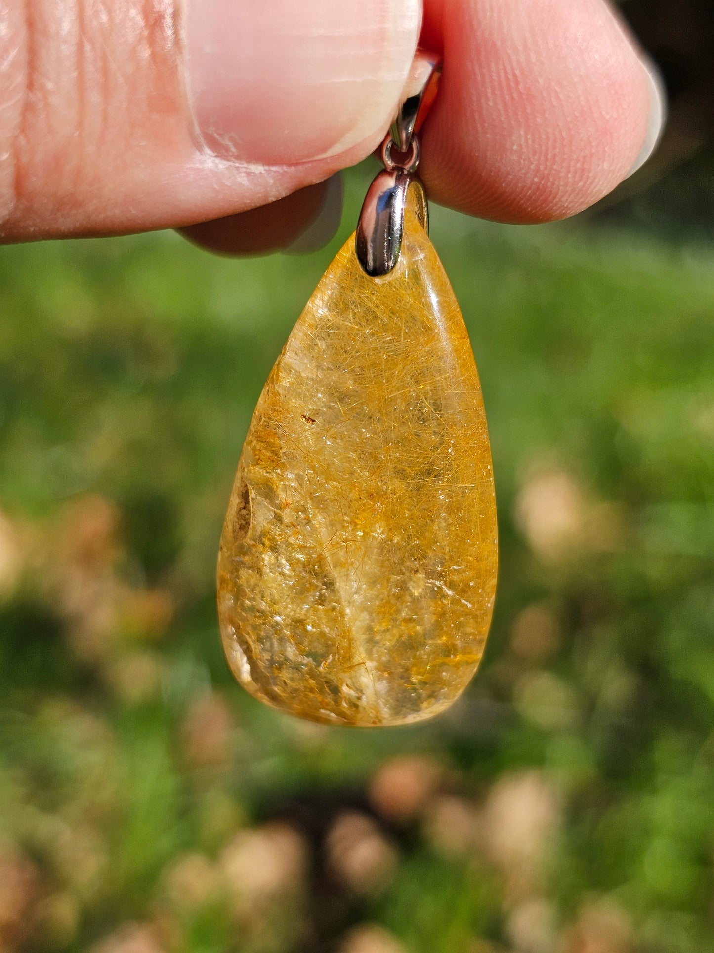 Pendentif en Quartz Rutile n°1