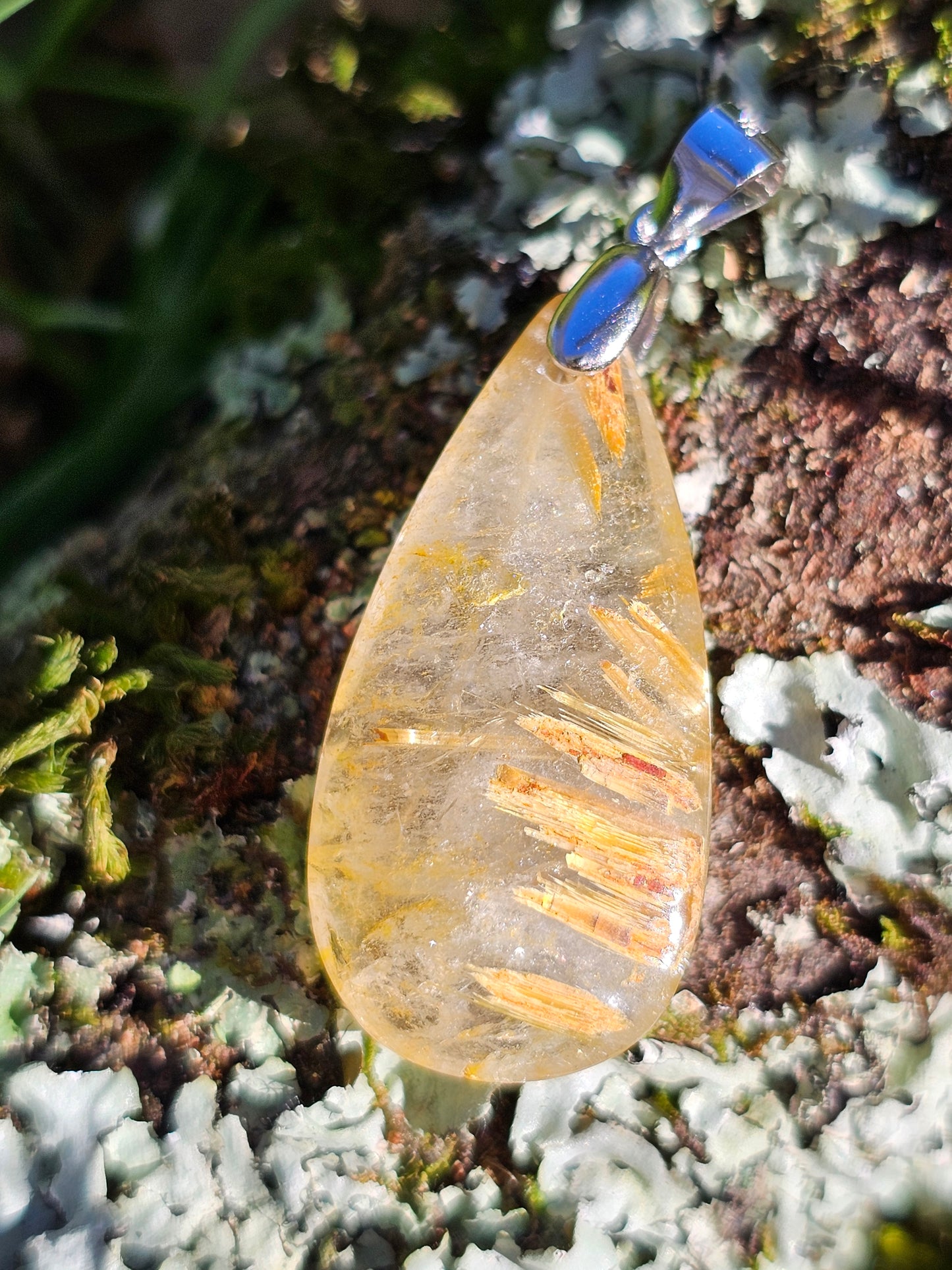 Pendentif en Quartz Rutile n°3