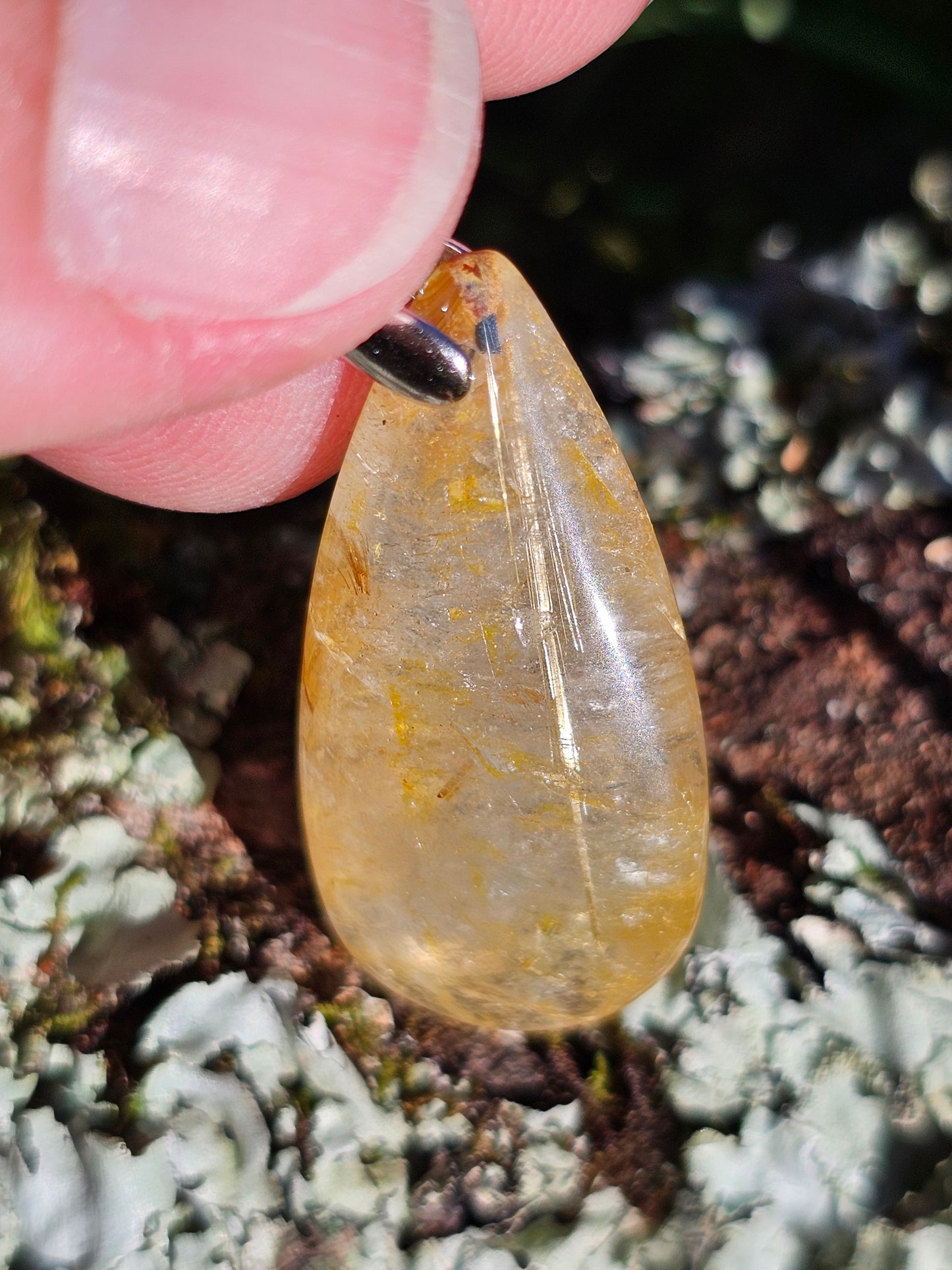 Pendentif en Quartz Rutile n°3