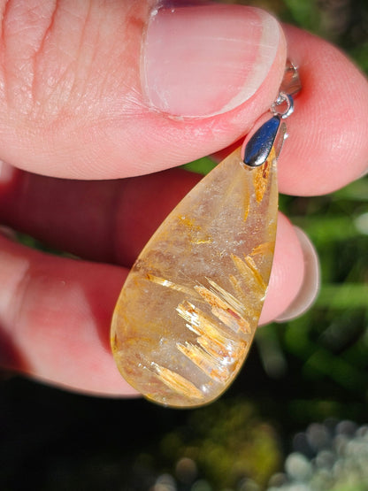 Pendentif en Quartz Rutile n°3