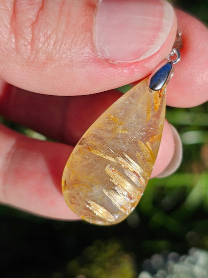 Pendentif en Quartz Rutile n°3