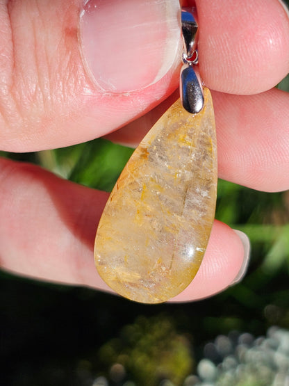 Pendentif en Quartz Rutile n°3