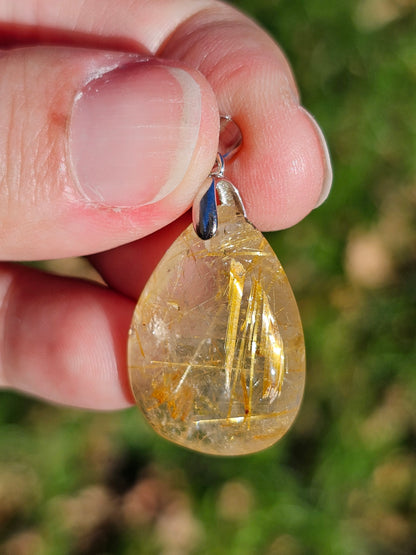 Pendentif en Quartz Rutile n°4