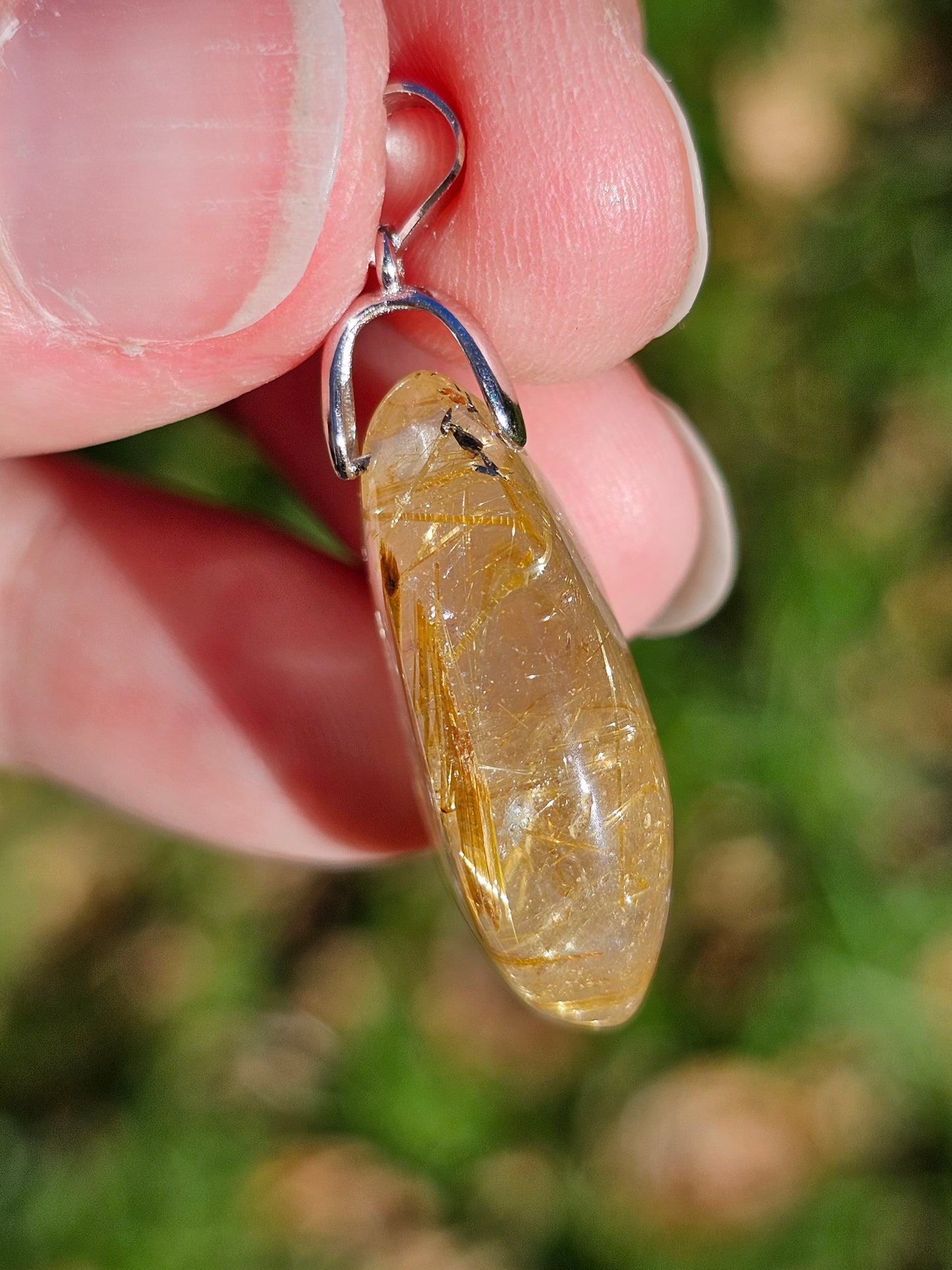 Pendentif en Quartz Rutile n°4