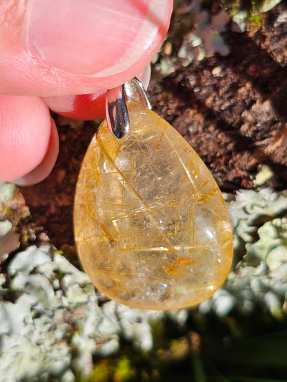 Pendentif en Quartz Rutile n°4