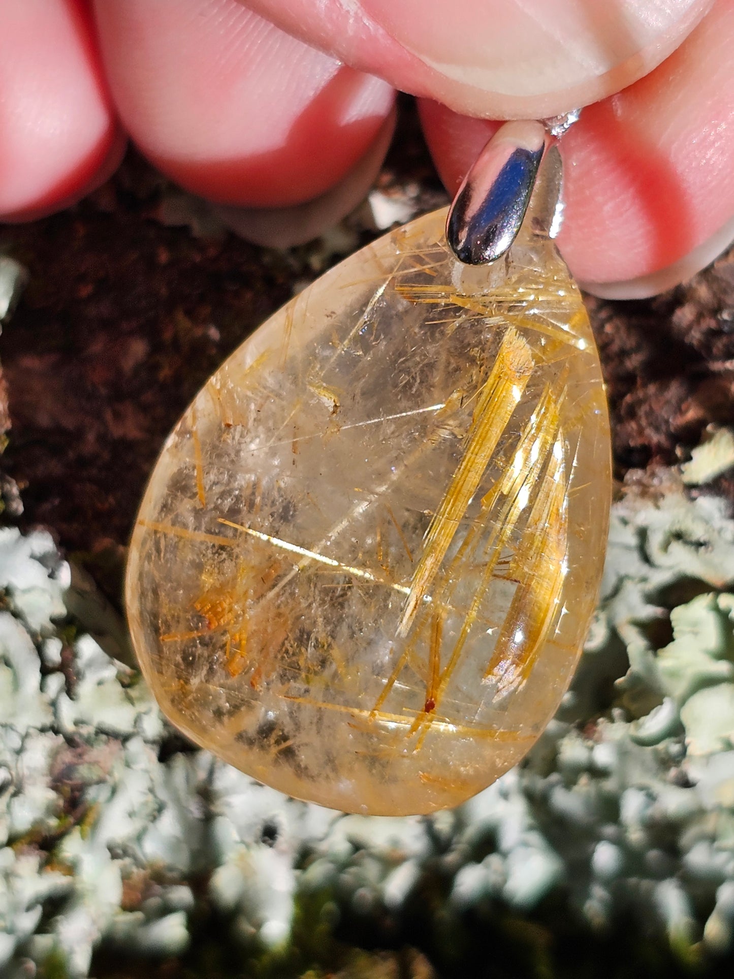 Pendentif en Quartz Rutile n°4