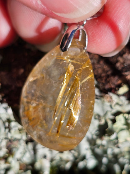 Pendentif en Quartz Rutile n°4