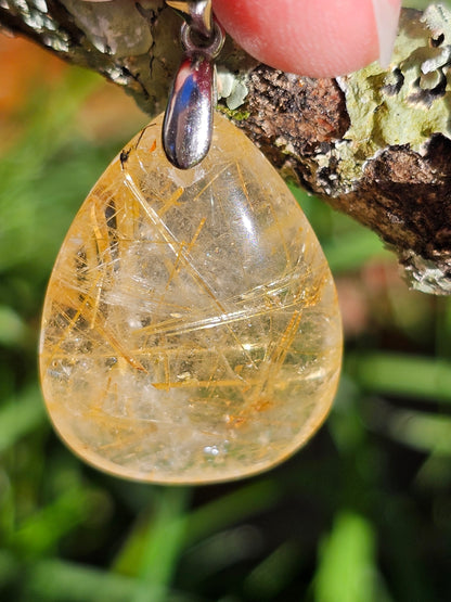 Pendentif en Quartz Rutile n°4