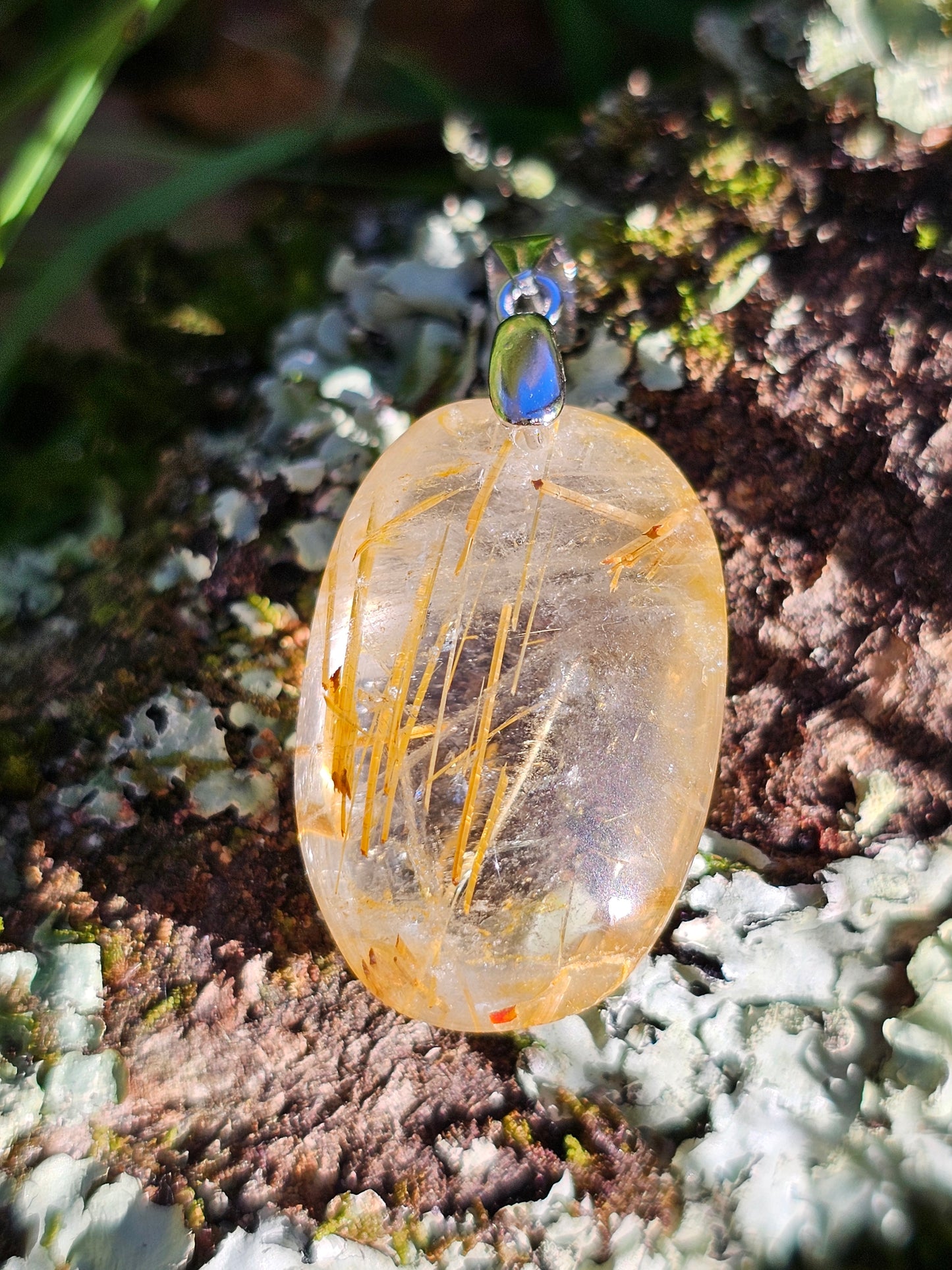 Pendentif en Quartz Rutile n°6