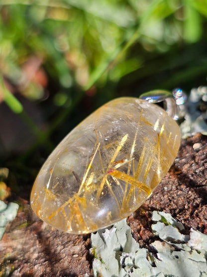 Pendentif en Quartz Rutile n°6