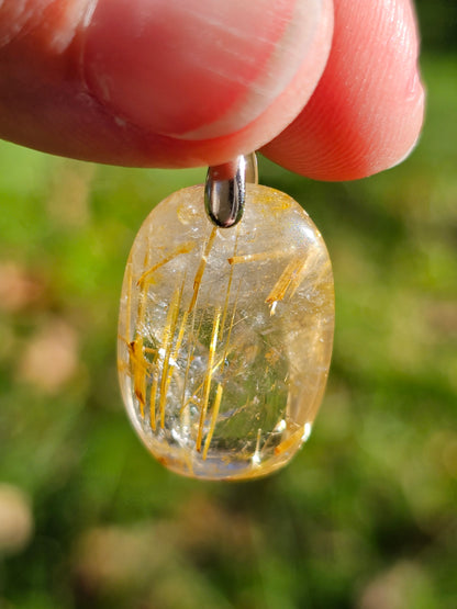 Pendentif en Quartz Rutile n°6