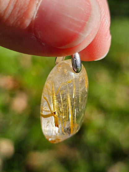 Pendentif en Quartz Rutile n°6