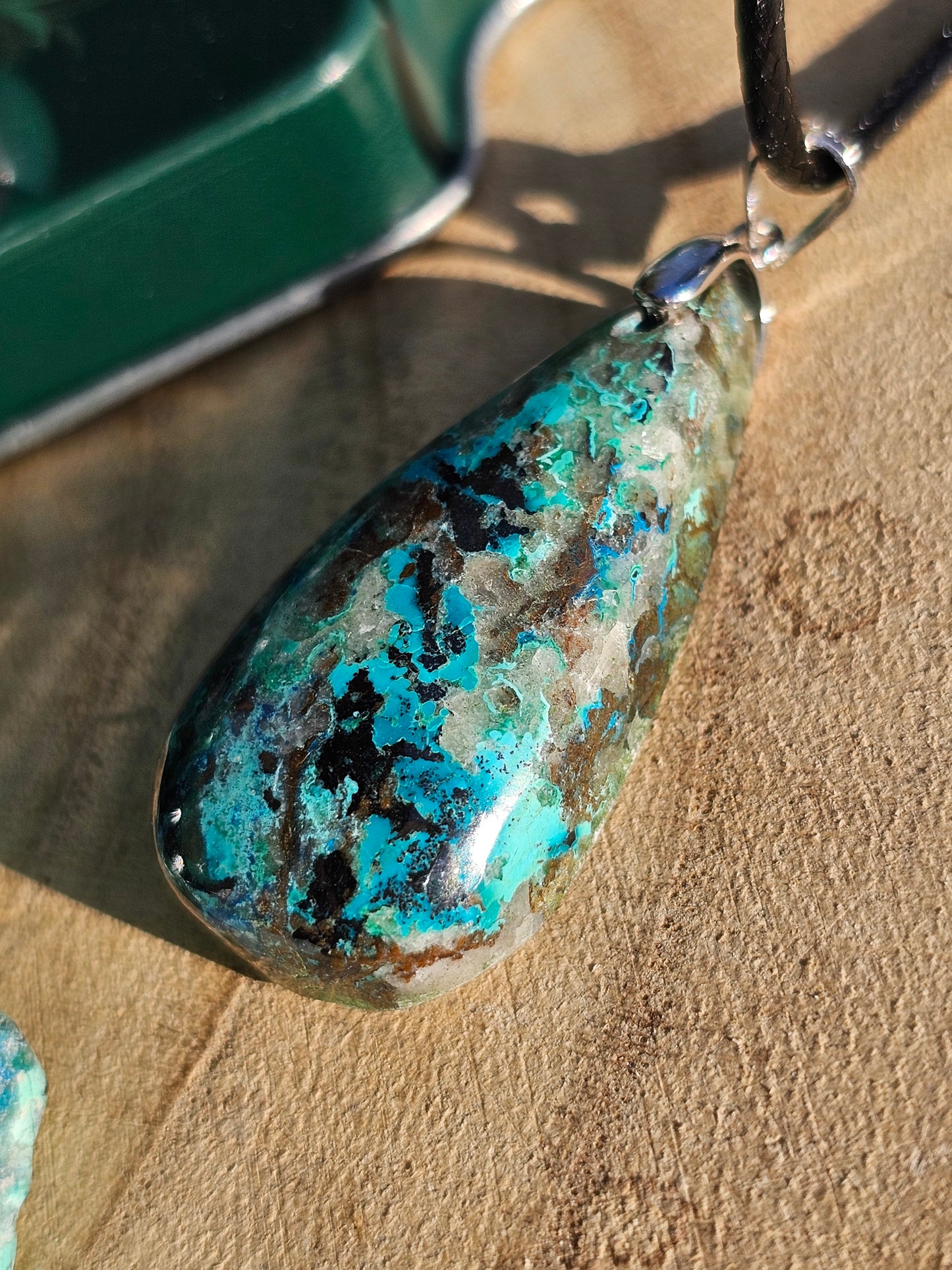 Coffret Chrysocolle et Shattuckite