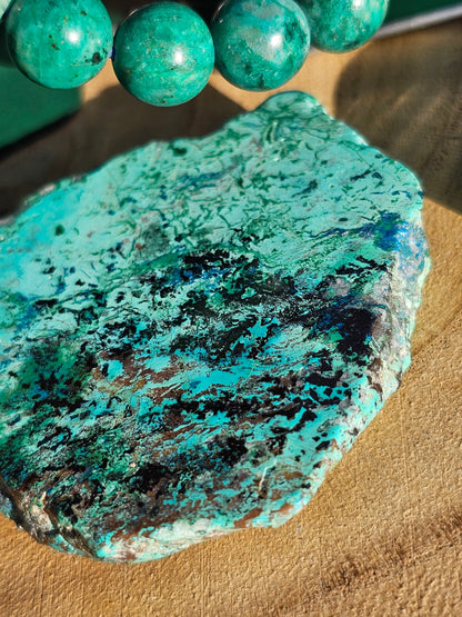 Coffret Chrysocolle et Shattuckite