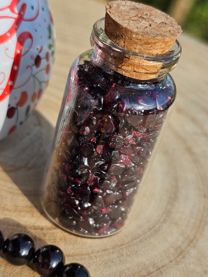 Fiole Grenat almandin