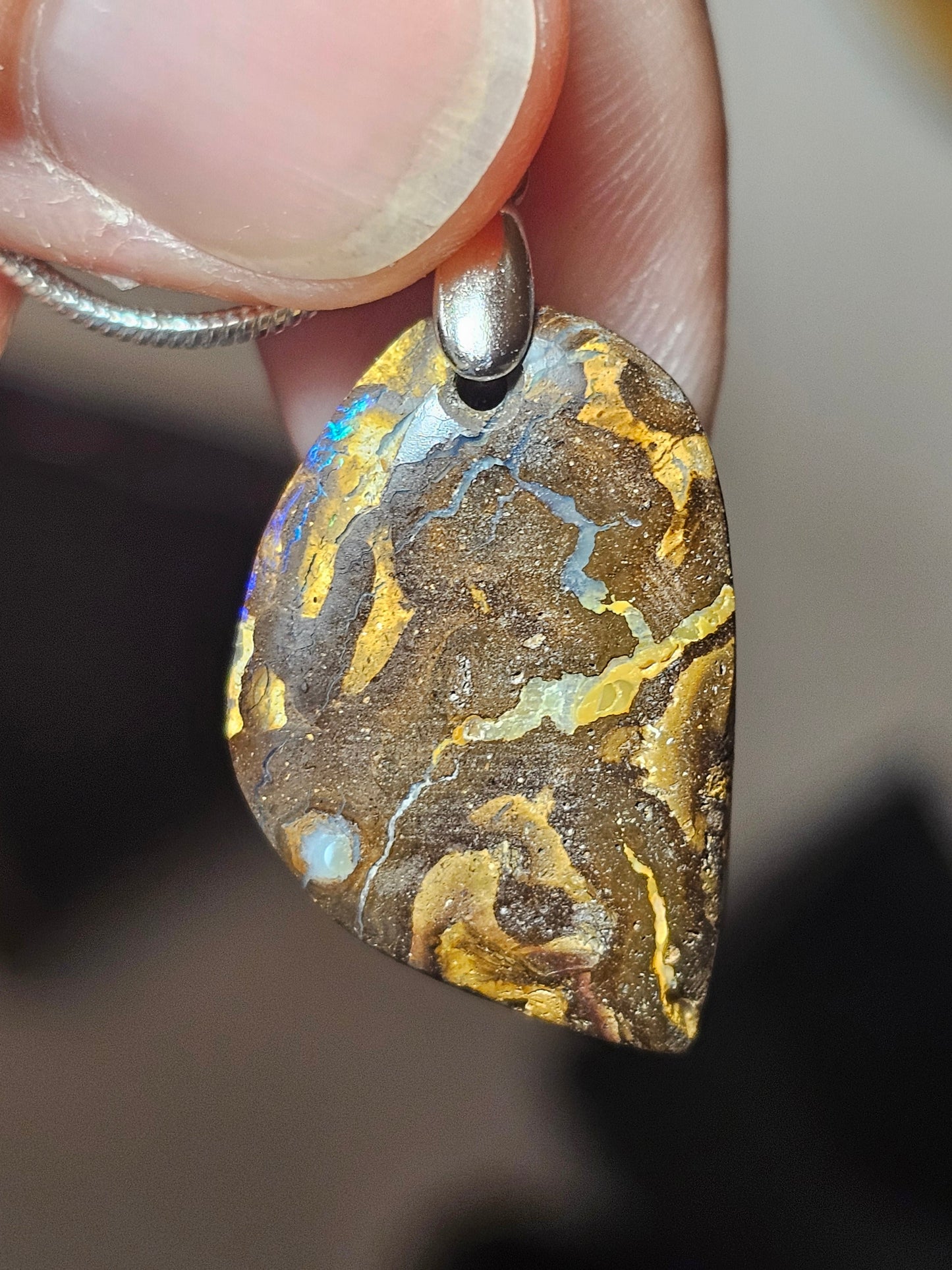 Pendentif en Opale boulder F