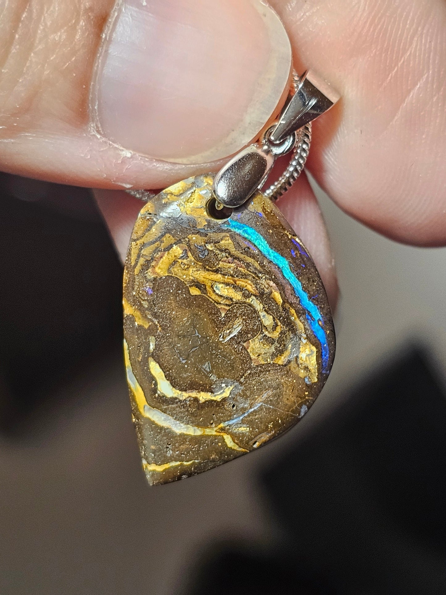 Pendentif en Opale boulder F