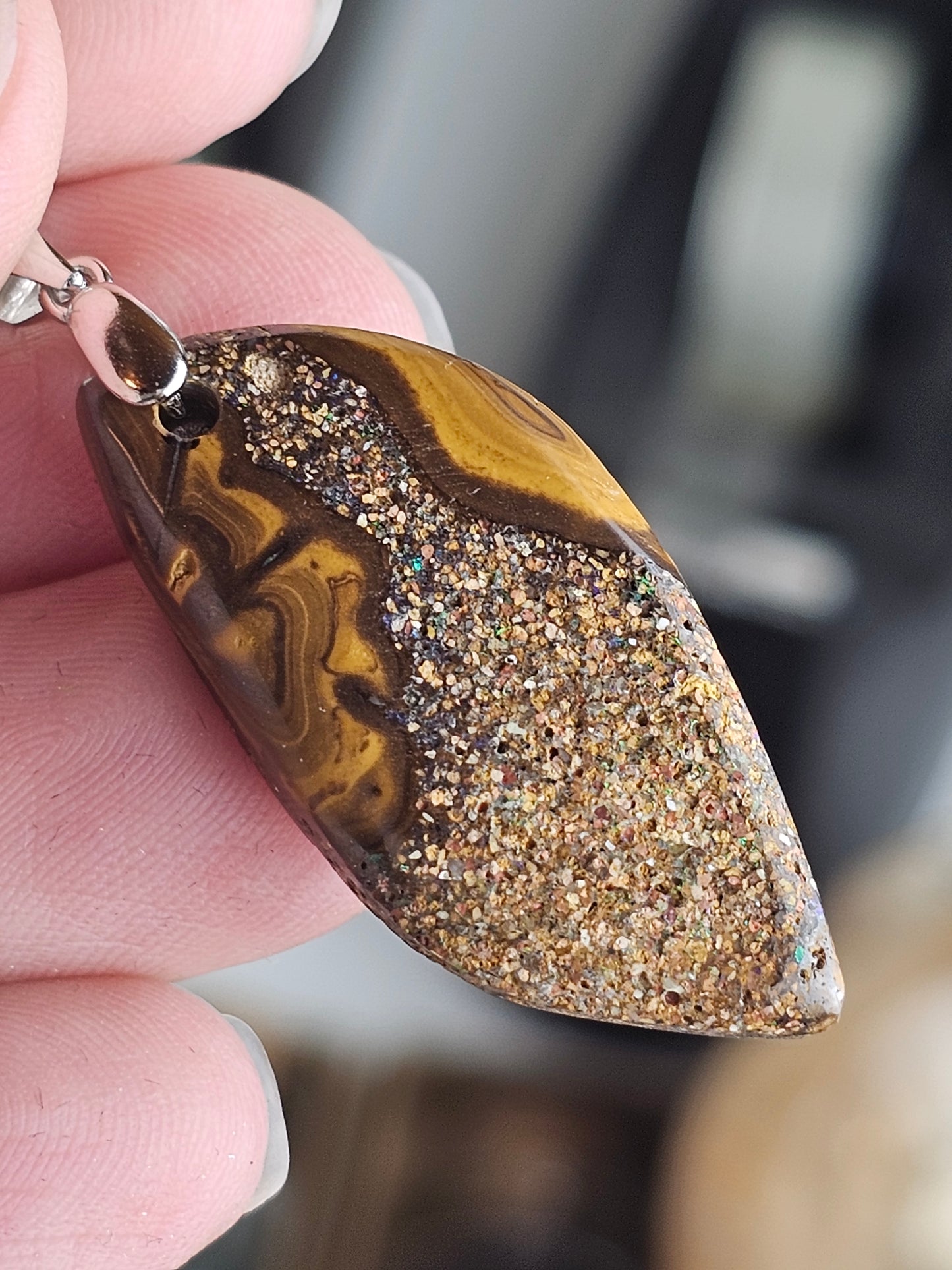 Pendentif en Opale boulder B