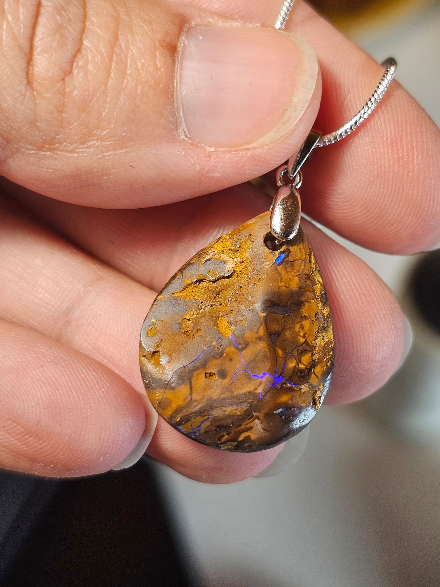 Pendentif en Opale boulder D