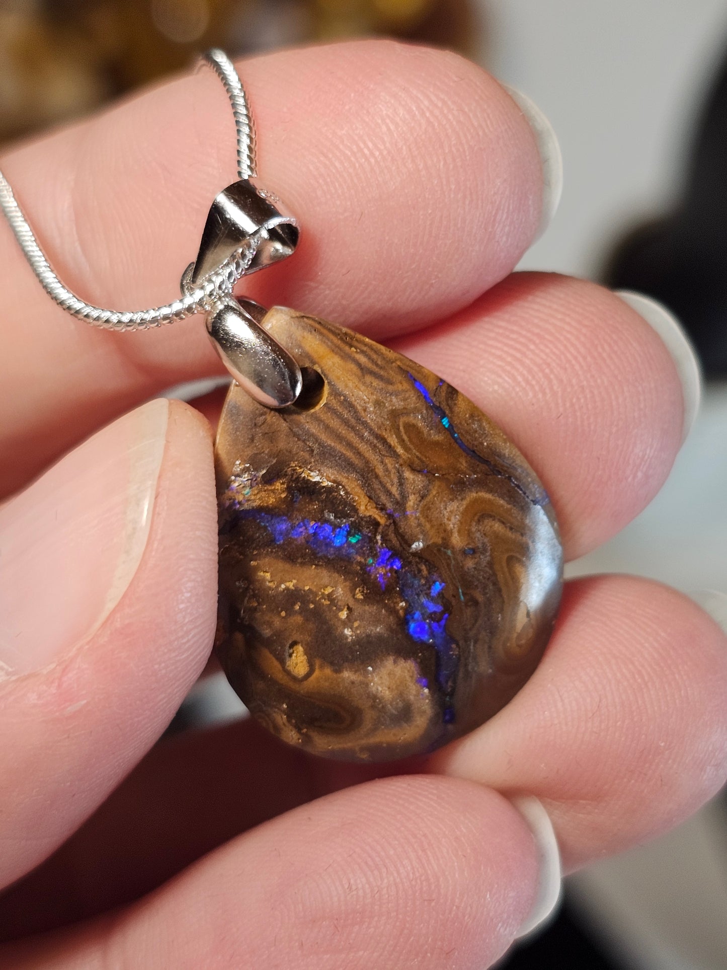 Pendentif en Opale boulder D