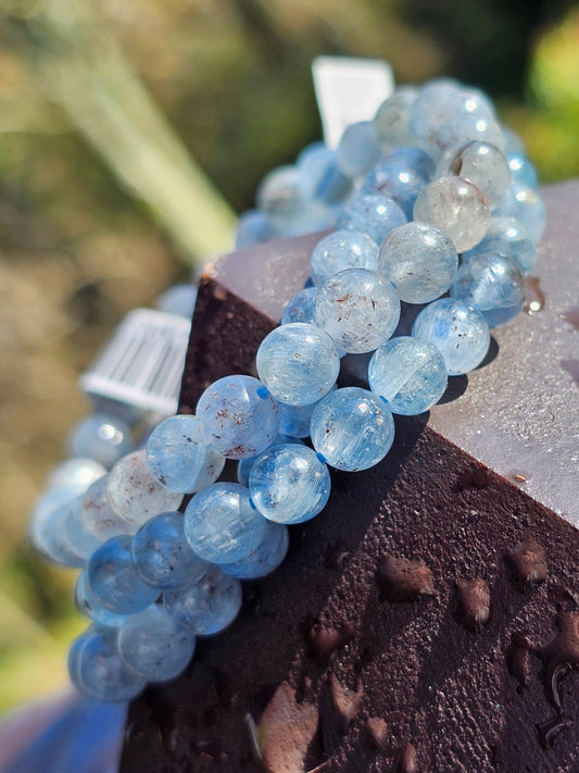 Bracelet Cyanite bleue naturelle