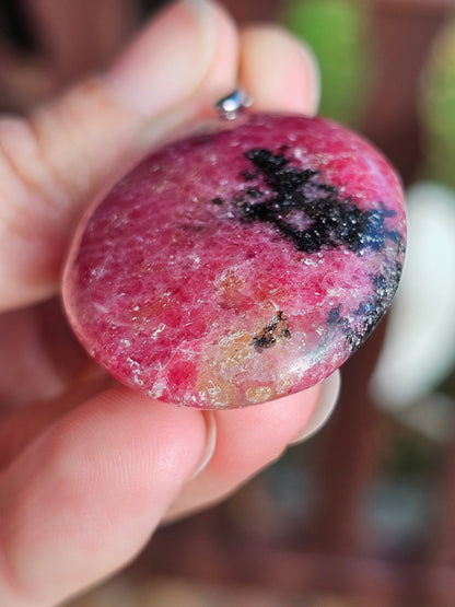 Pendentif en Rhodonite M