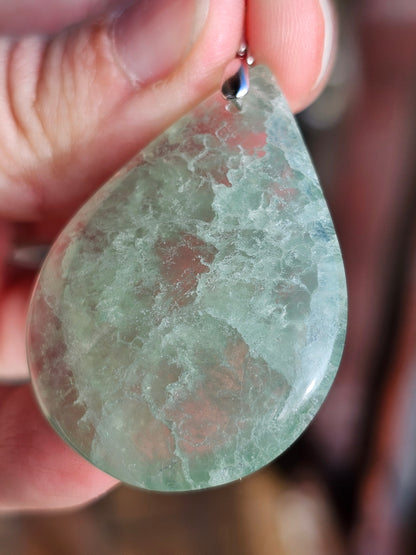 Pendentif en Fluorite verte N