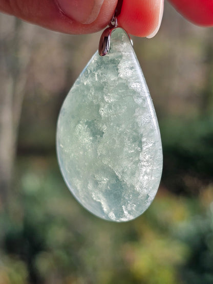 Pendentif en Fluorite verte N