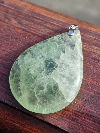 Pendentif en Fluorite verte N