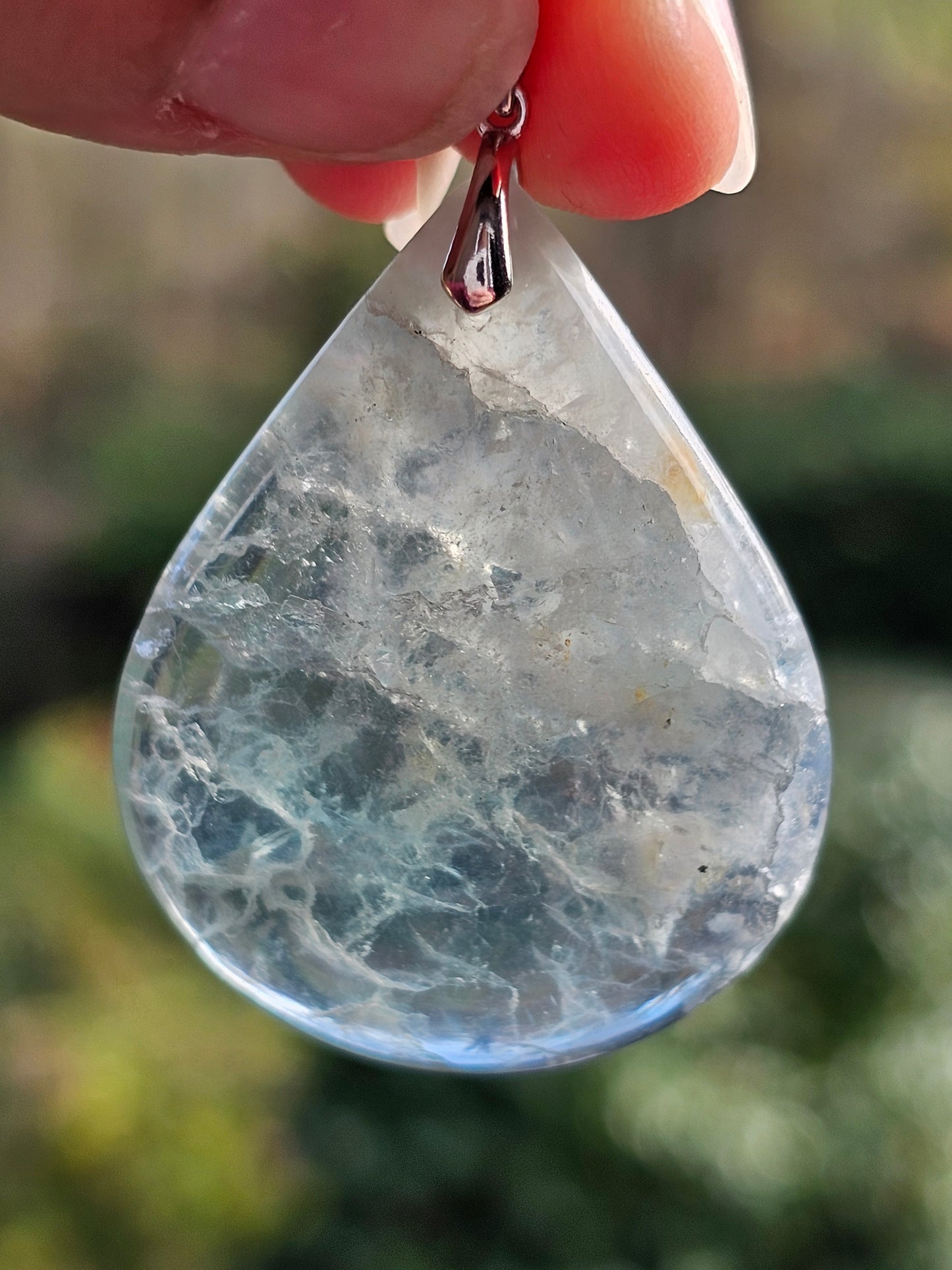 Pendentif en Fluorite verte P