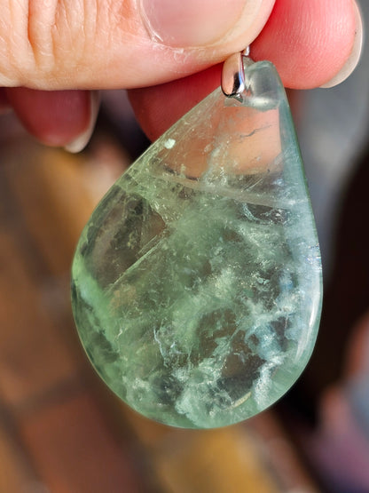 Pendentif en Fluorite verte R