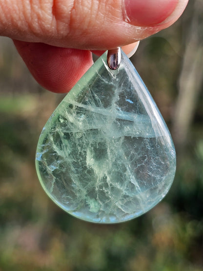 Pendentif en Fluorite verte R