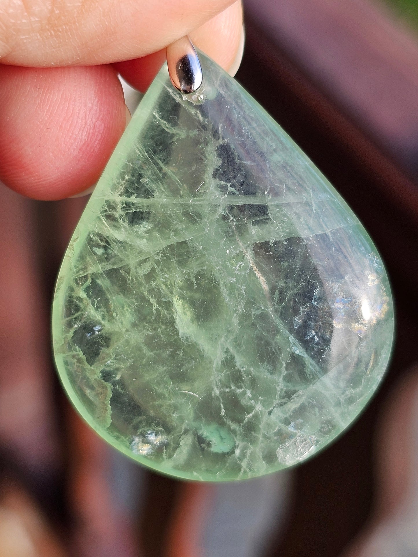 Pendentif en Fluorite verte R