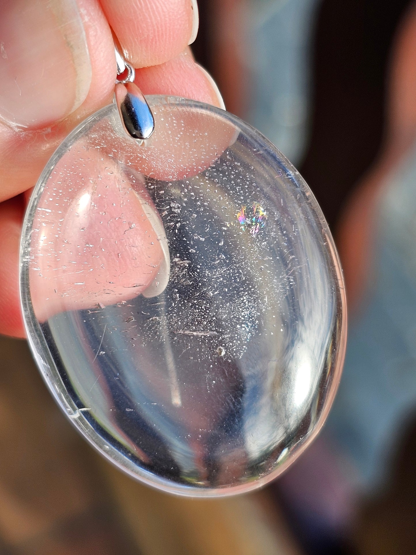 Pendentif en Cristal de roche S