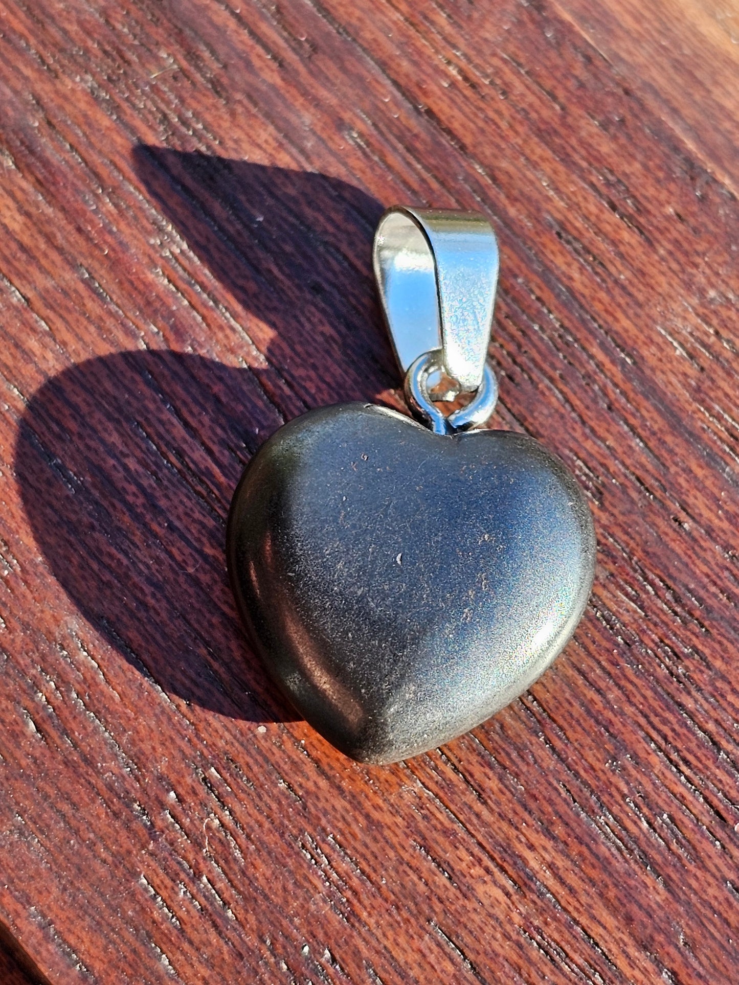 Pendentif cœur d'Hématite