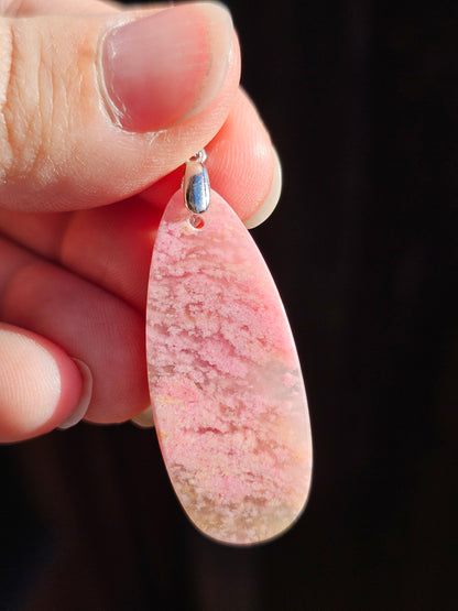 Pendentif en Rhodonite d'Italie