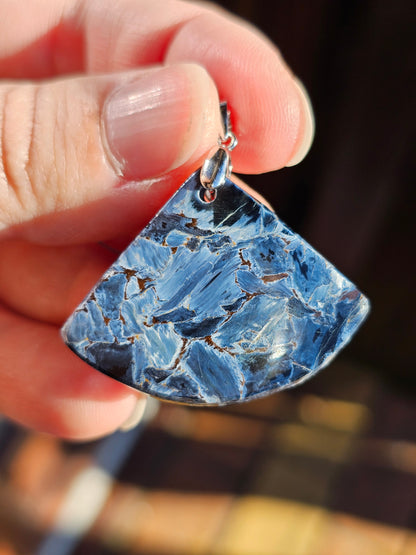 Superbe Pendentif en Pietersite