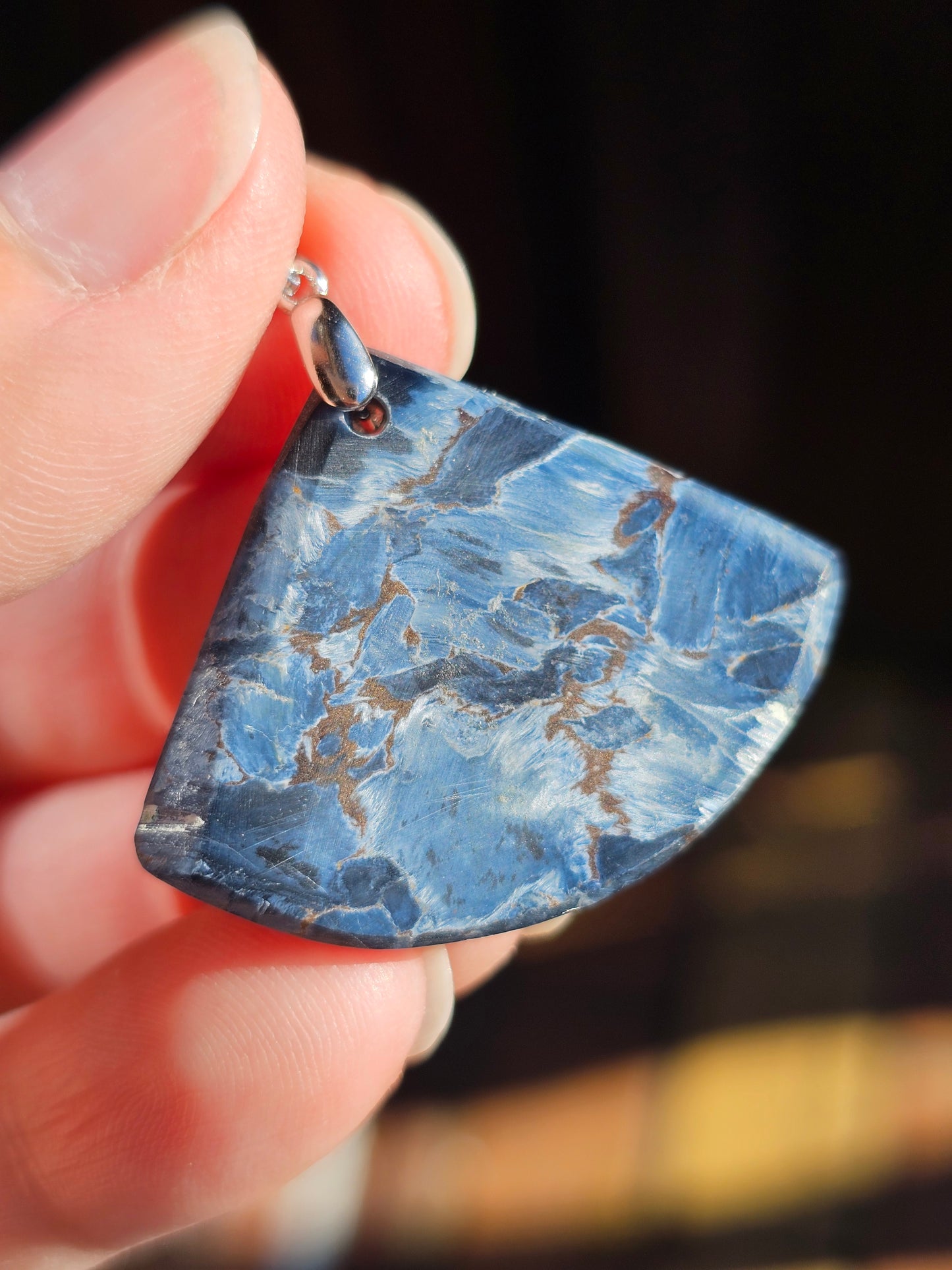 Superbe Pendentif en Pietersite