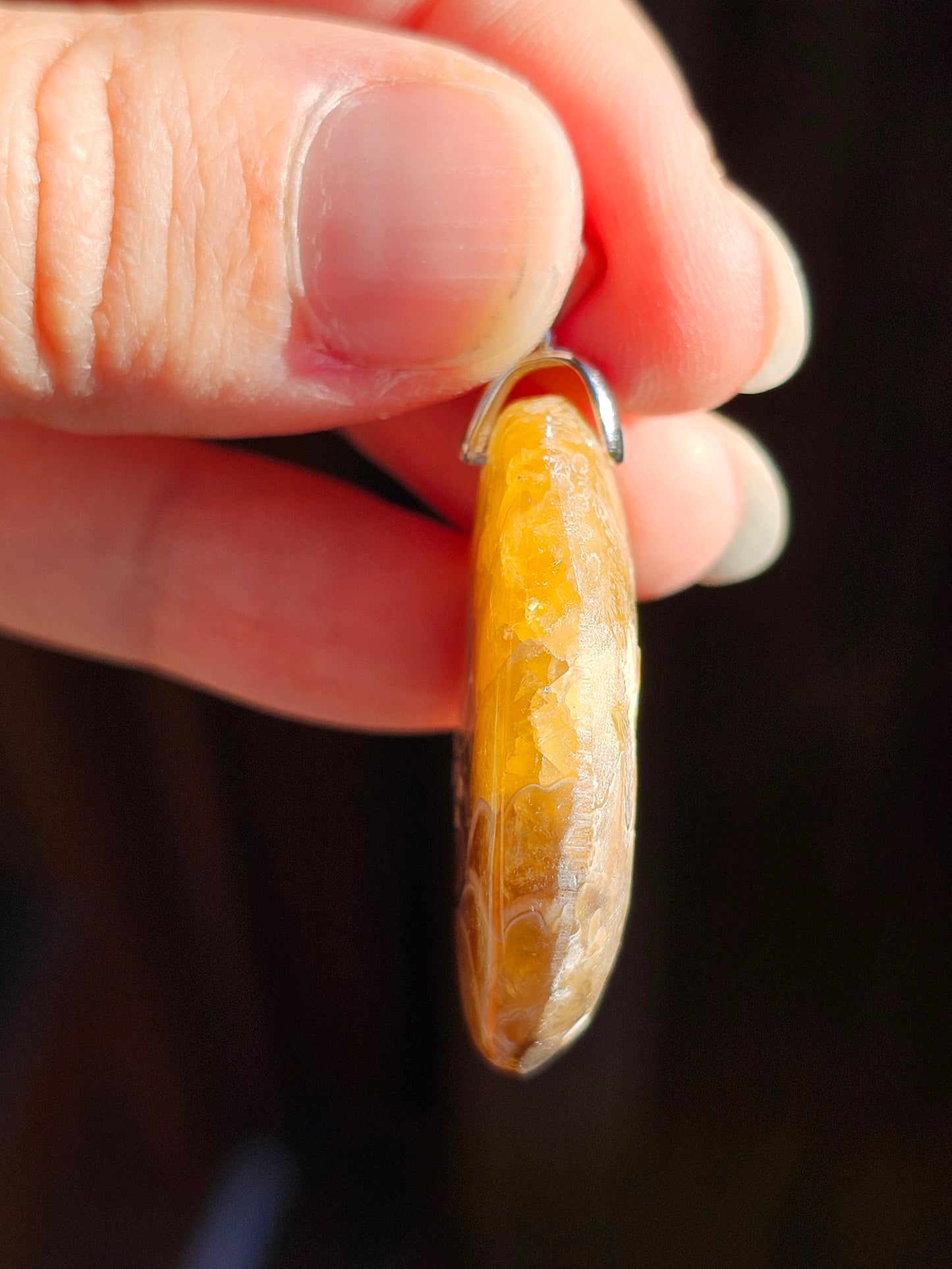 Pendentif en Ammonite