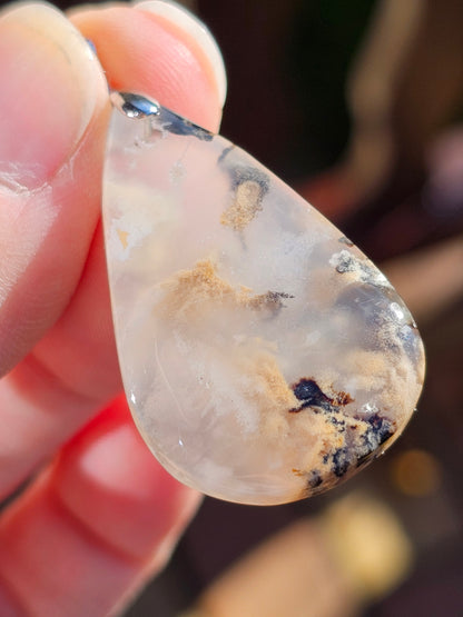 Pendentif Agate à dendrites tigrées