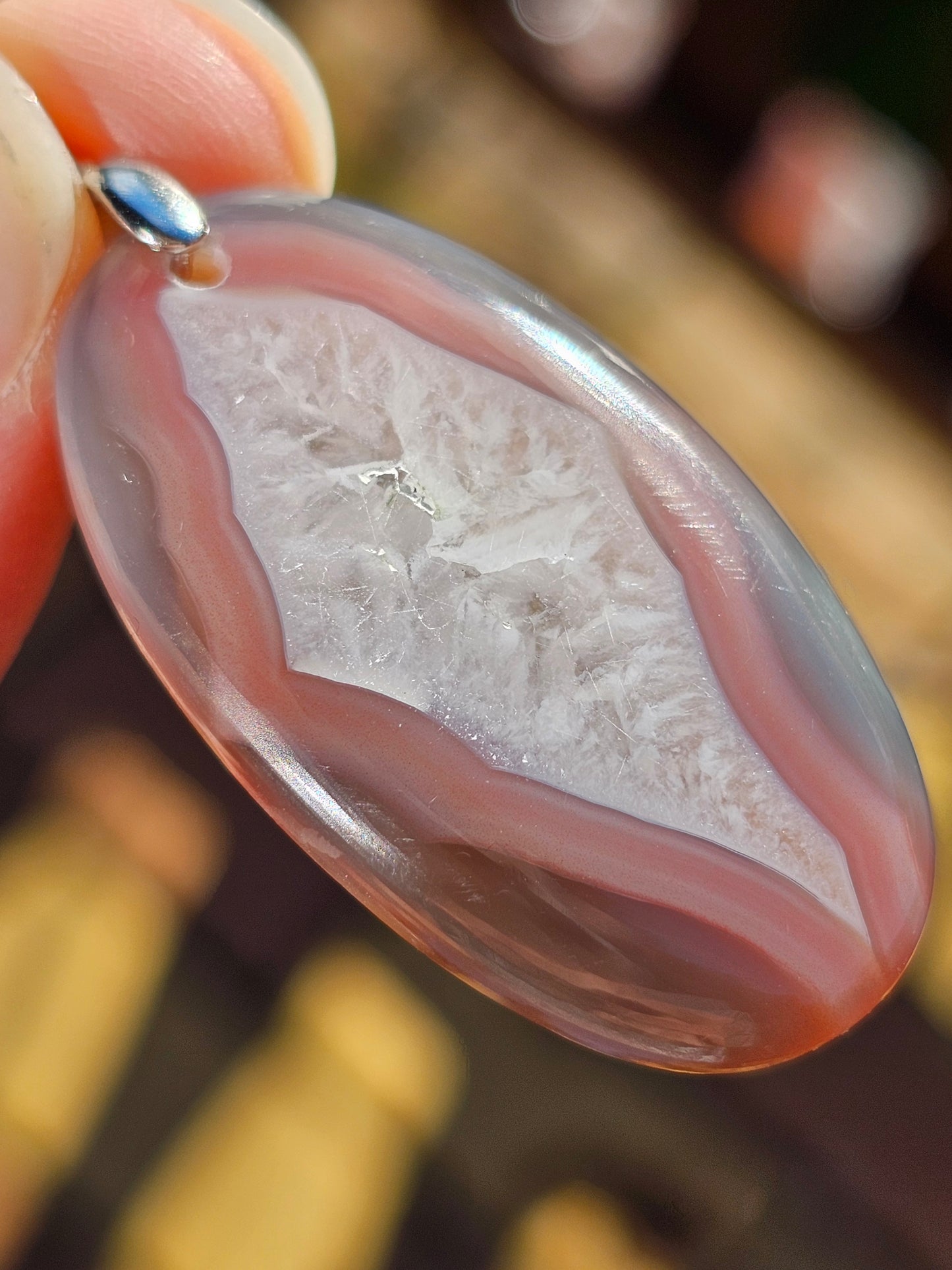 Pendentif en Agate Swazi