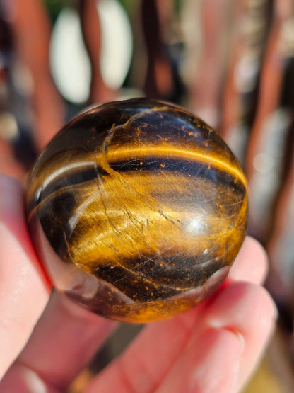 Sphère en Œil de tigre n°3