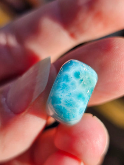 Pierre roulée de Larimar (Pectolite) I