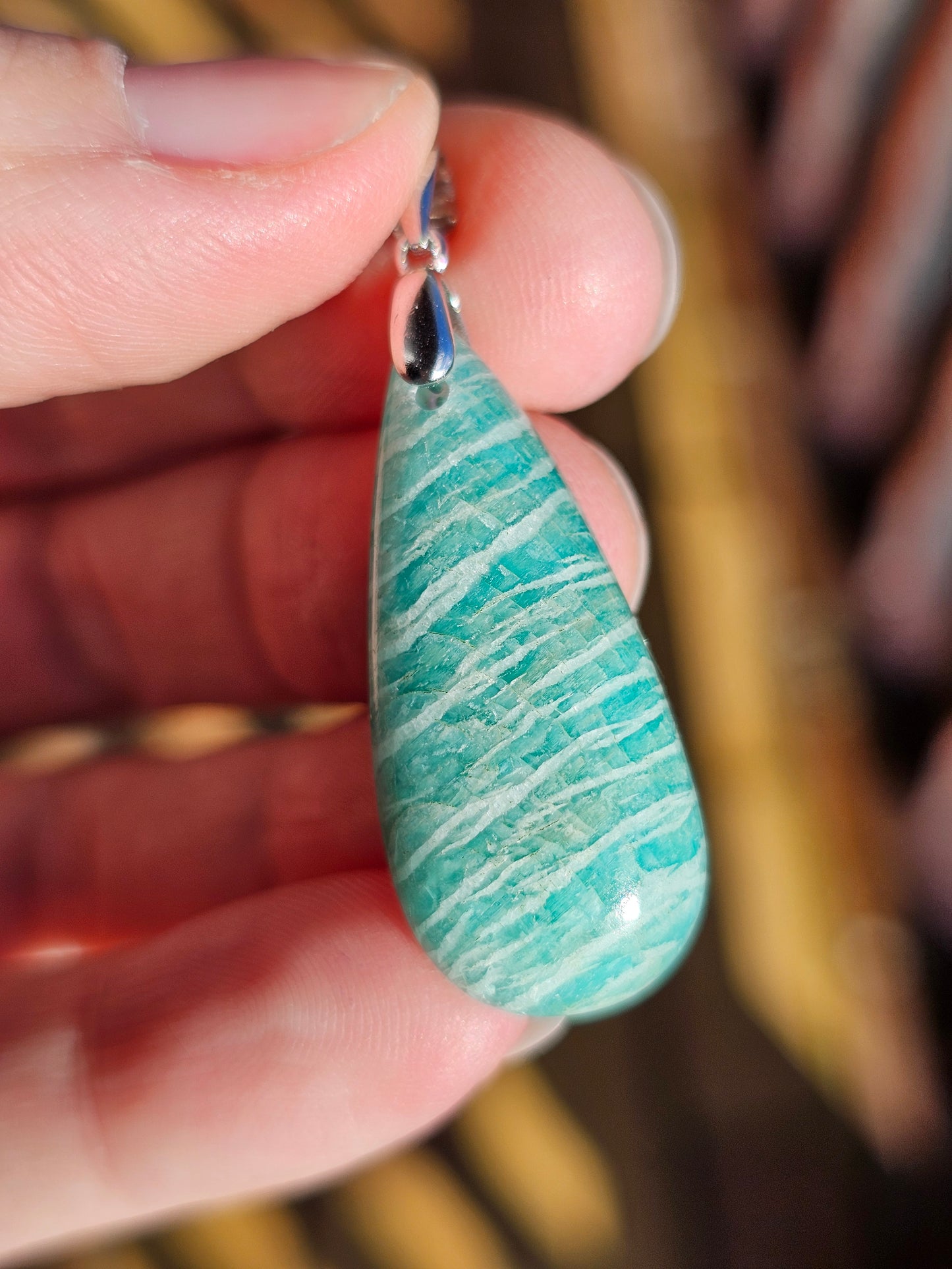 Pendentif en Amazonite A1