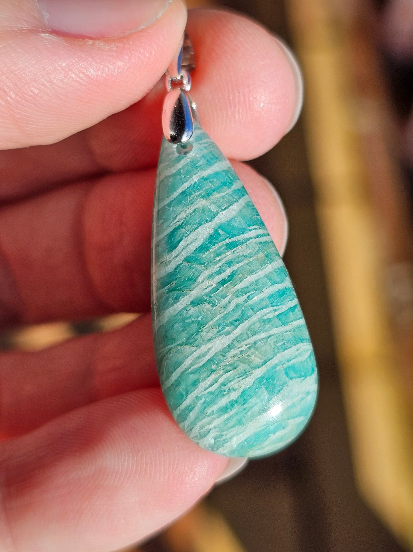 Pendentif en Amazonite A1