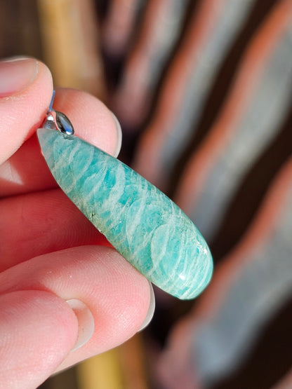 Pendentif en Amazonite A1