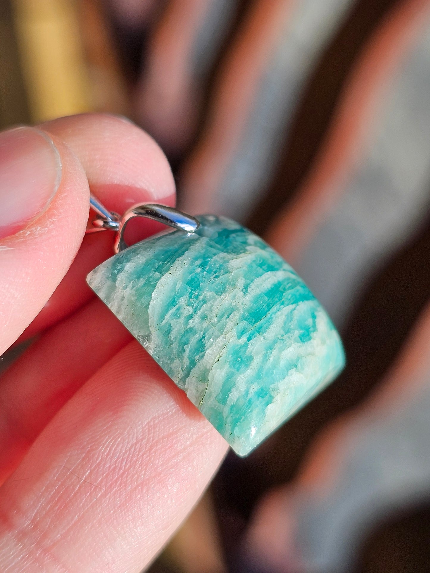 Pendentif en Amazonite A2